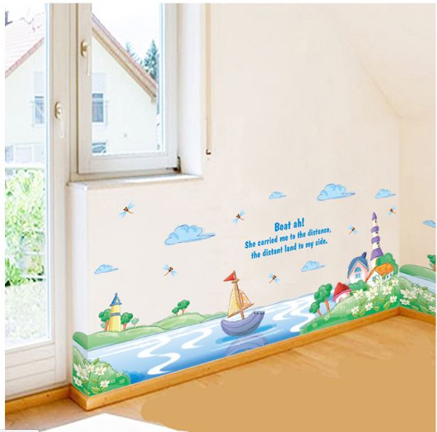 Decal chiếc thuyền cổ tích